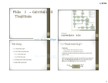 Phần I: Giới thiệu về thuật toán - Cấu trúc dữ liệu và giải thuật (ET2100) | Trường Đại học Bách khoa Hà Nội