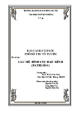 Báo cáo lớn Mô hình suy hao PathLoss môn Thông tin vô tuyến | Trường Đại học Bách Khoa Hà Nội