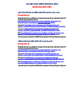 DTP - Tài liệu giáo trình Personal Best cho SV (A1 - A2 - B1)