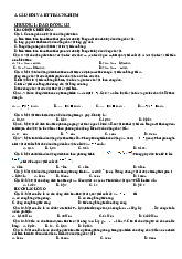 Trắc nghiệm tổng hợp các câu vật lý đại cương hay | Bài tập vật lý đại cương | Trường Đại học khoa học Tự nhiên