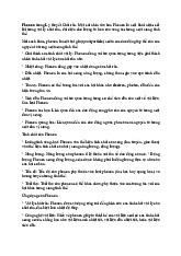 Tài liệu nói về khái niệm tính chất của phonon