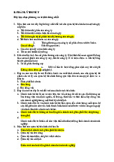 Bài tập trắc nghiệm Môn Quản trị tài chính | Đại học Thủ đô Hà Nội