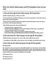 Phân tích bài thơ Quê hương của Đỗ Trung Quân chọn lọc hay nhất | Ngữ văn 8