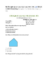 Bộ đề thi giữa học kì 1 môn Toán 3 năm 2024 - 2025  sách Kết nối tri thức với cuộc sống