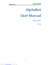 AlphaBot User Manual - Robot dò đường | Trường Đại học Bách khoa Hà Nội