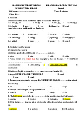 The second mid-term test – No.1 grade 8 | Học viện Hành chính Quốc gia