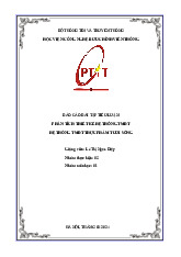 Báo cáo tiểu luận Phân tích thiết kế hệ thống TMĐT thực phẩm tươi sống môn Phân tích, thiết kế hệ thống thương mại điện tử | Học viện Công Nghệ Bưu Chính Viễn Thông