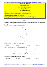 10 đề ôn tập cuối kì 1 Toán 12 năm học 2024 – 2025 có đáp án và lời giải