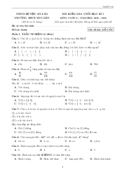 Đề thi học kì 1 môn Toán 6 năm 2023 - 2024 sách Cánh diều | Đề 4