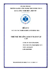 Báo cáo đồ án thiết kế thi công Robot tránh vật cản | Trường Đại học Điện Lực