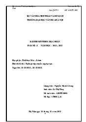 Triết ôn tập cuối kì - Triết học Mác Lênin | Trường Đại học Văn hóa Hà Nội