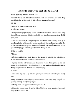 Giải Sử 10 Bài 17: Văn minh Phù Nam CTST