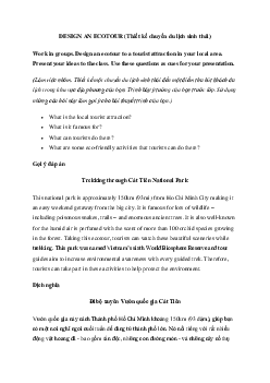 Tiếng Anh 10 Unit 10: Project - Kết Nối Tri thức