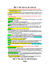 Văn hóa và xã hội: Khái niệm và Mối quan hệ trong bối cảnh Việt Nam môn Luật kinh tế | Trường đại học Mở Hà Nội