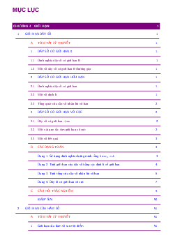 Giới hạn của dãy số, giới hạn của hàm số và hàm số liên tục – Nguyễn Chín Em