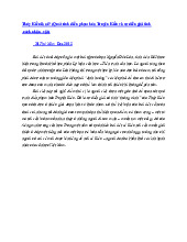 Tiểu luận Diễn giải tính cách Thúy Kiều | Môn Lý luận văn học - Đại học Sư phạm Hà Nội 2