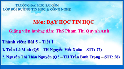 Bài 5: Tập gõ bàn phím (Tiết 2) | Bài giảng PowerPoint Tin học 3 | Chân trời sáng tạo