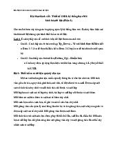 Bài thực hành số 1: Thiết kế CSDL hệ thống thực Mô hình hóa dữ liệu (Phần I) | Môn Hệ cơ sở dữ liệu - Đại học Xây Dựng Hà Nội