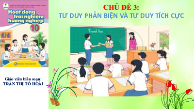 Bài 3 | Bài giảng PowerPoint môn Hoạt động trải nghiệm hướng nghiệp 10 | Cánh diều