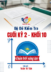 Bộ đề kiểm tra cuối kỳ 2 Toán 10 CTST năm học 2024 – 2025.