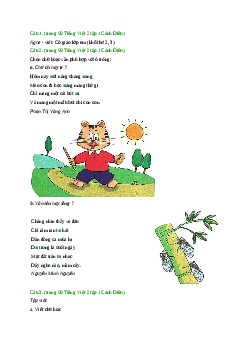 Giải SGK môn Tiếng việt 2 - Bài 7: Nghe - viết: Cô giáo lớp em (5)| Cánh Diều