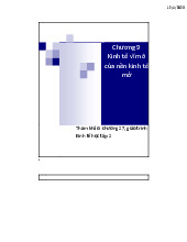 Chương 9 Kinh tế vĩ mô của nền kinh tế mở  - Kinh tế vĩ mô | Đại học Nội Vụ Hà Nội