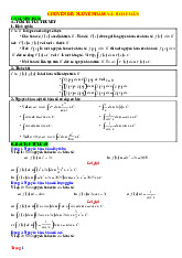 Chuyên Đề Nguyên Hàm Và Tích Phân Ôn Thi Tốt Nghiệp THPT 2025 Giải Chi Tiết