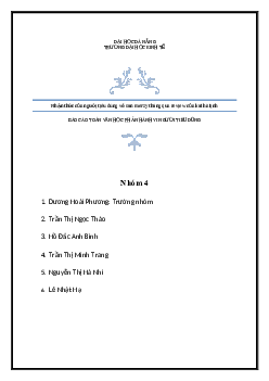 Báo cáo học phần Hành vi người tiêu dùng