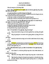 Bài tập chương 2 - Trắc nghiệm và Tự luận về Giai cấp Công nhân. Môn Chủ nghĩa xã hội khoa học (UET) | Trường Đại học Công nghệ, Đại học Quốc gia Hà Nội.