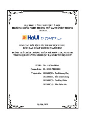 Báo cáo bài tập lớn: Đánh giá chất lượng phần mềm ứng dụng WEB trong quản lý người học môn Đảm bảo chất lượng phần mềm