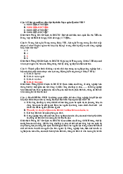 Các câu hỏi về Đại hội VIII - IX - Lịch sử Đảng Cộng Sản Việt Nam| Đại học Kinh Tế Quốc Dân