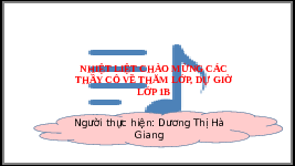 Giáo án điện tử Tiếng việt 1 bài 1 Chân trời sáng tạo: Học vần: ơm, ơp
