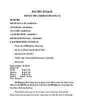 Bài thu hoạch kỹ thuật điều hành công sở | Học viện Hành chính Quốc gia