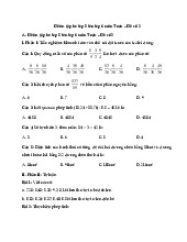 Đề ôn tập hè lớp 5 lên lớp 6 môn Toán năm 2025 - Đề số 2