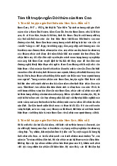 Tóm tắt truyện ngắn Đời thừa của Nam Cao