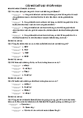 Top 130 câu hỏi ôn tập trắc nghiệm cấu trúc dữ liệu và giải thể