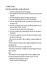 Câu hỏi ôn tập môn Chủ nghĩa xã hội khoa học  | Trường Đại học Khoa Học Xã Hội và Nhân Văn, Đại học Quốc gia Hà Nội