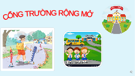 Giáo án điện tử Tiếng Việt 3 Tập 1 Bài 9 Kết nối tri thức: Đi học vui sao - Viết