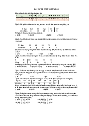 Bài tập kết thúc Chương 3 - Xác suất thống kê | Trường Đại học Mở Thành phố Hồ Chí Minh
