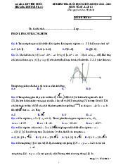 Đề kiểm tra cuối kỳ 2 môn toán 12 THPT Yên Lạc Vĩnh Phúc năm 2022-2023