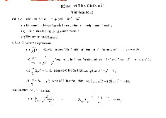 Đề thi Giải tích 2 (CLCCNS) giữa kỳ 2 năm học 2020-2021 | Trường Đại học Khoa học tự nhiên, Đại học Quốc gia Hà Nội