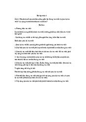 Bài tập ôn tập cuối kì 1 - Môn Triết học Mac - Lerenin | Học Viện phụ nữ Việt Nam