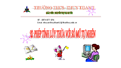 C1 - B5 - Lũy thừa với số mũ tự nhiên - T1 | Bài giảng PowerPoint Toán 6 | Cánh diều