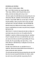 Đề cương học kỳ II - Lịch sử Đảng (2023-2024) | Trường Đại học Tài chính - Ngân hàng Hà Nội