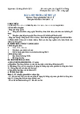 Giáo án Thiết kế và công nghệ | Công Nghệ 10 sách Cánh Diều