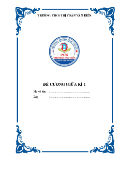 Đề cương giữa kì 1 Toán 6 năm 2022 – 2023 trường THCS thị trấn Văn Điển – Hà Nội