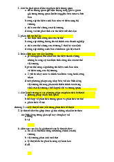 Bộ câu hỏi trắc nghiệm có đáp ôn tập môn Kinh tế vi mô 1 | Học viện Tài chính