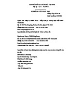 HỢP ĐỒNG XUẤT KHẨU GẠO - Nhóm 4 - Số 01/TT-TP, Ngày 10/03