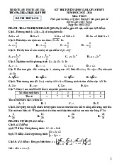 Đề thi thử Toán vào 10 lần 1 năm 2025 – 2026 trường THCS Trần Mai Ninh – Thanh Hóa có đáp án