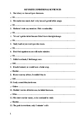 Rewrite Conditional Sentences without keys | Học viện tài chính